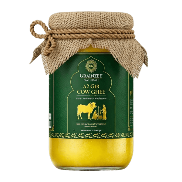 Grainzee Naturals A2 Gir Cow Ghee (1 Litre)